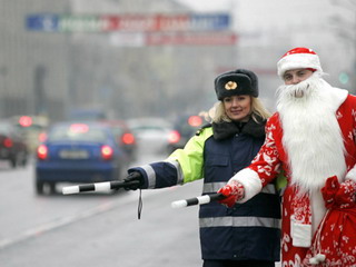 В Абакане Дед Мороз появится в сопровождении ГИБДД